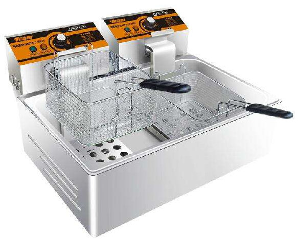 雙缸雙篩電炸爐